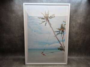Contemporary photographic print of fun at the beach