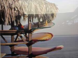 Contemporary photographic print of rack of surfboards - 4