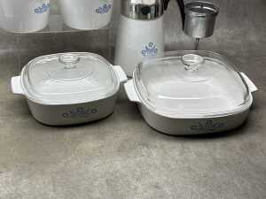 Corningware 'Cornflower' cookware items - 4