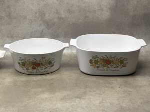 Corningware 'Spice of Life' cookware items - 2