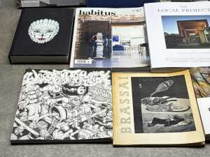 Design books and magazines, including Art Basel Year 44 - 4