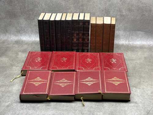 Folio books, including Tolstoy