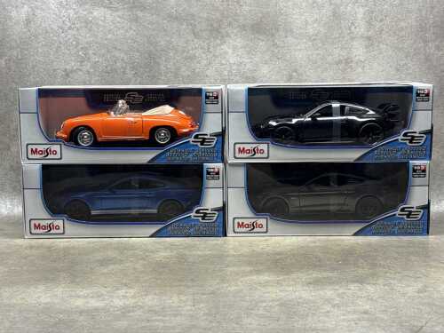 Four Maisto special edition 1:18 scale die-cast