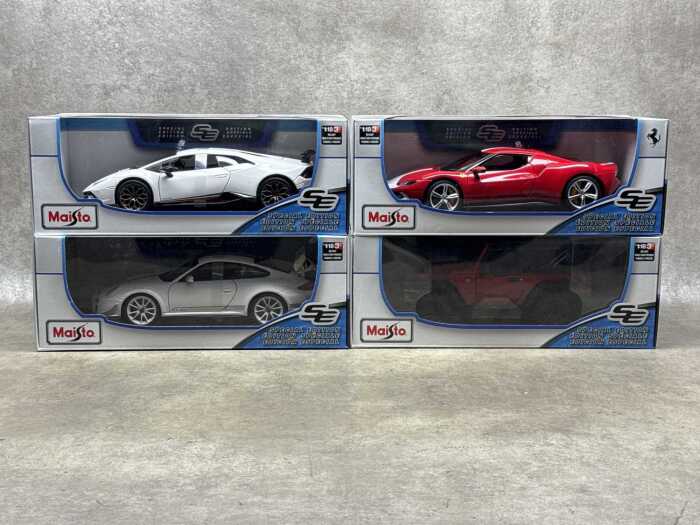 Four Maisto special edition 1:18 scale die-cast