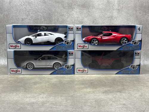 Four Maisto special edition 1:18 scale die-cast