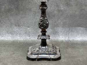 Silver plate items including candelabra - 3