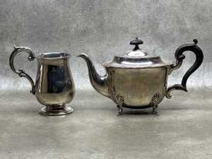 Silver plate items including candelabra - 4