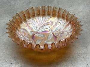 Four carnival glass bowls - 5