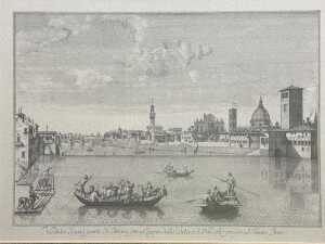Three sets of European scene prints on paper (6) - 2