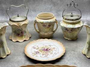 Antique SF&C porcelain blush ware - 2