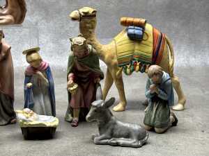 Goebel ceramic nativity scene figures - 4