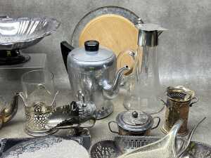 Metalware, including silver plate - 3