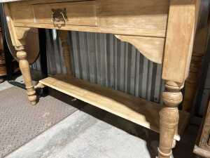 Victorian side table with marble top - 4