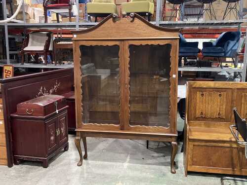 Queen Anne display cabinet