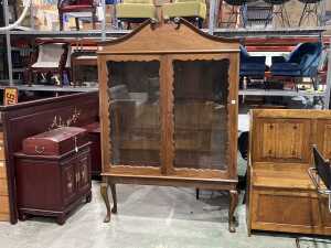 Queen Anne display cabinet