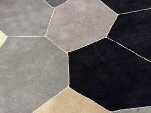 Modern polyester round rug - 2