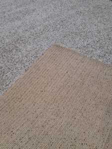 Machine-made polyester shag pile floor rug - 3