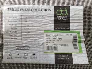 Turkish machine-made polyester floor rug - 3