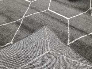 Turkish machine-made polyester floor rug - 4