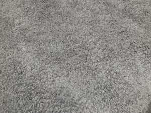Machine-made synthetic circular shag pile rug - 2
