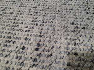 Machine-made wool and cotton floor rug - 2
