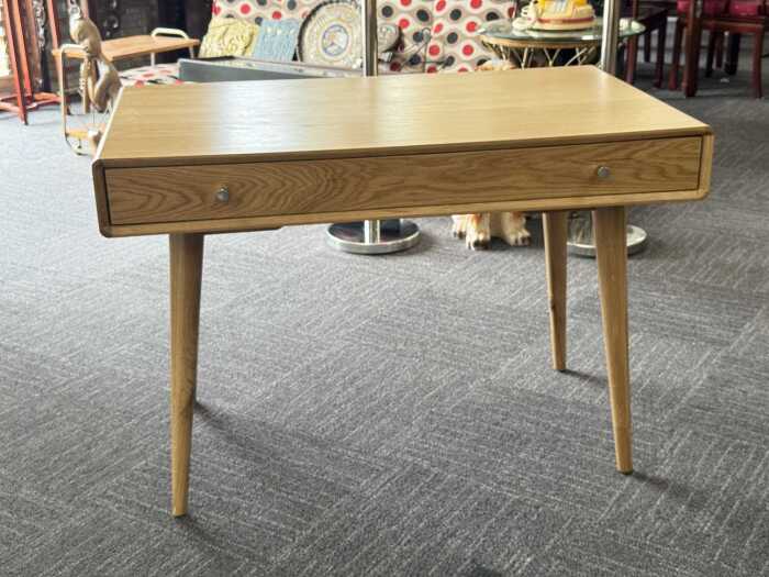 Niche study desk with two drawers in natural finish (boxed)