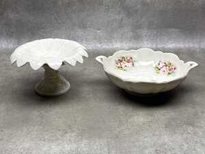 Contemporary ceramics including Robert Gordon l'Amour palm tree footed bowl, - 4