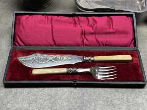 Assorted silver plate including antique - 4