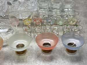 Crystal and glassware, including Bohemian and coloured glassware - 5