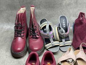 Eight pairs of ladies and men's casual and evening shoes - 2