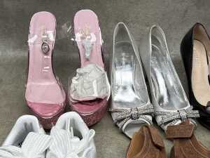 Eight pairs of ladies casual and evening shoes - 2