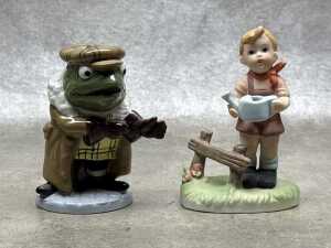 Children's book character ceramic figures, including Wade 'Wind in the Willows' Toad - 3
