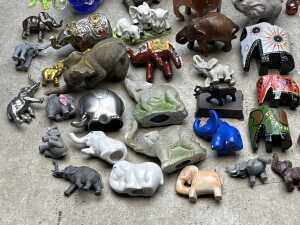 Collection of decorative elephants - 5