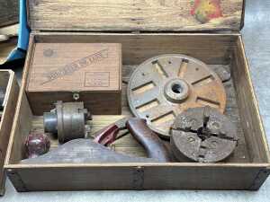 Antique hand tools, including Stanley No. 45 combination plane - 2