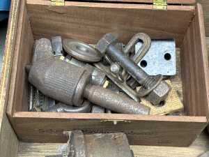Antique hand tools, including Stanley No. 45 combination plane - 3