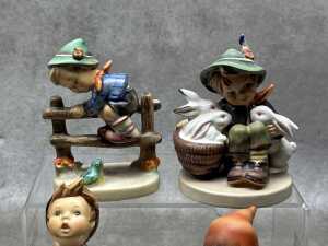 Six Goebel Hummel porcelain figures - 2