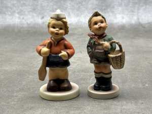 Six Goebel Hummel porcelain figures - 4