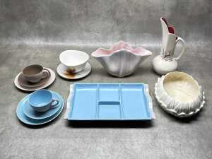 Mid-century ceramics including Poole Pottery