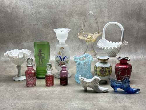 Coloured and decorative glassware