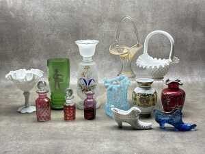 Coloured and decorative glassware