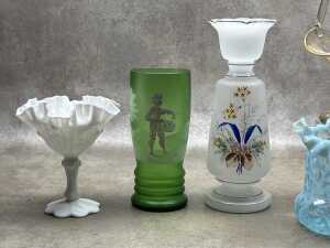 Coloured and decorative glassware - 2