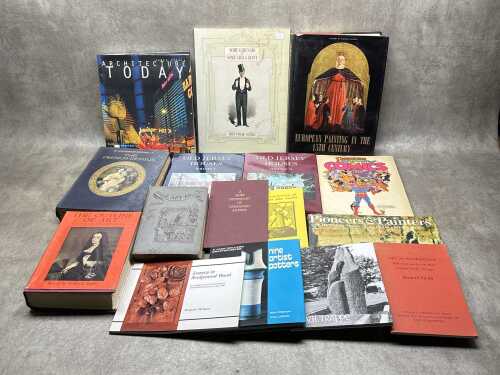 Art reference books, including Architecture Today