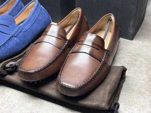 Four NEW pairs of Nappa Tori Australia leather men's shoes, size UK 7 - 2