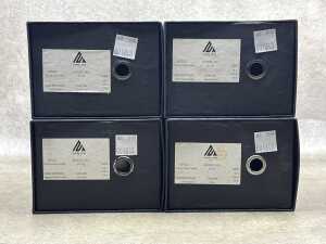 Four NEW pairs of Nappa Tori Australia leather men's shoes, size UK 7 - 6