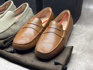 Four NEW pairs of Nappa Tori Australia leather men's shoes, size UK 10 - 2