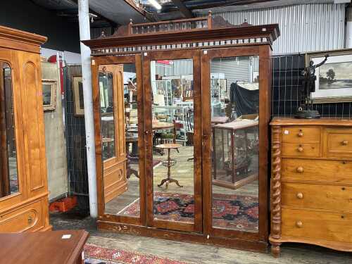 Antique Huon pine wardrobe
