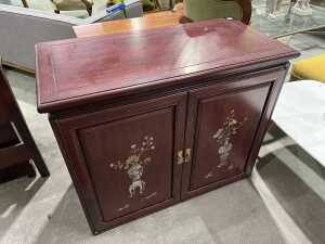 Chinese Rosewood cabinet - 2