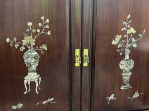 Chinese Rosewood cabinet - 3