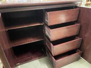 Chinese Rosewood cabinet - 4