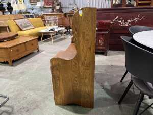 English oak settle - 7